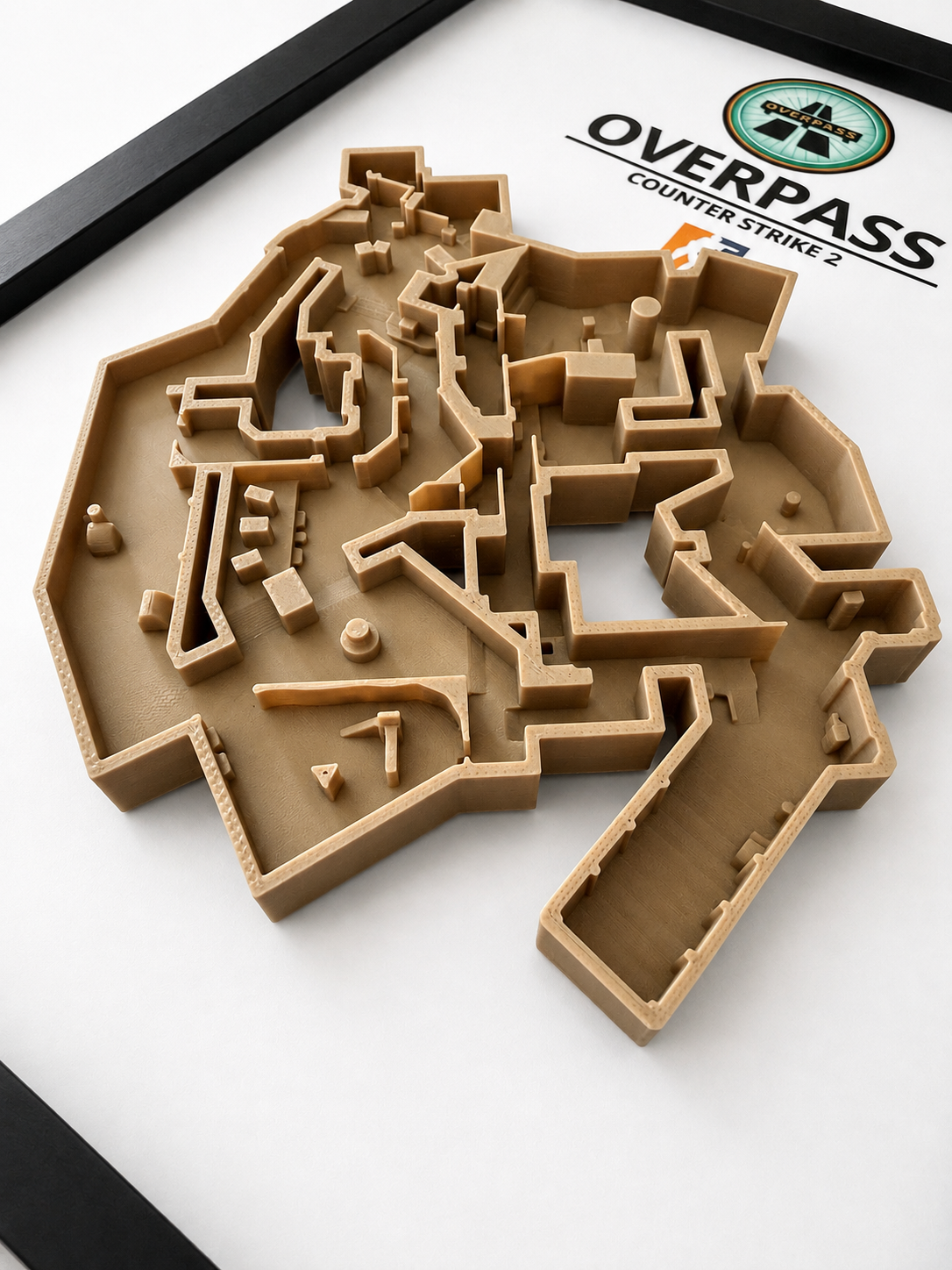Overpass Détail 3D Wall Art Counter-Strike 2