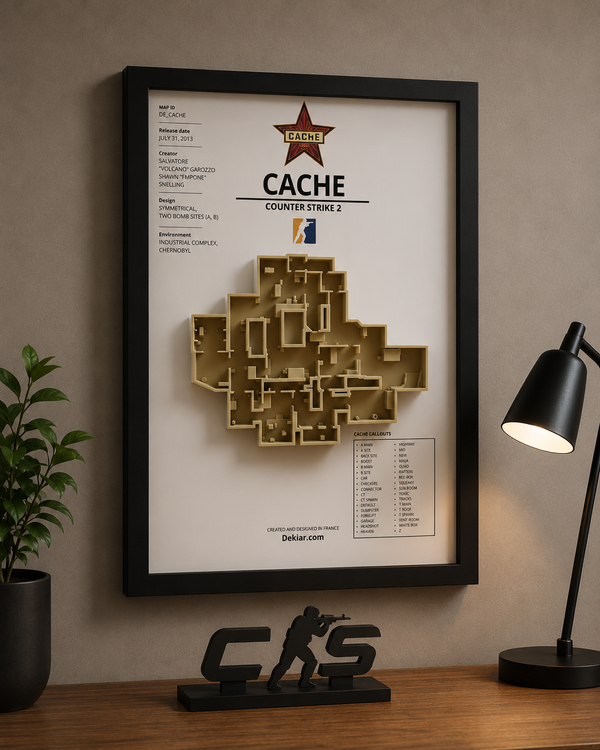 Cache 3D Wall Art Counter-Strike 2