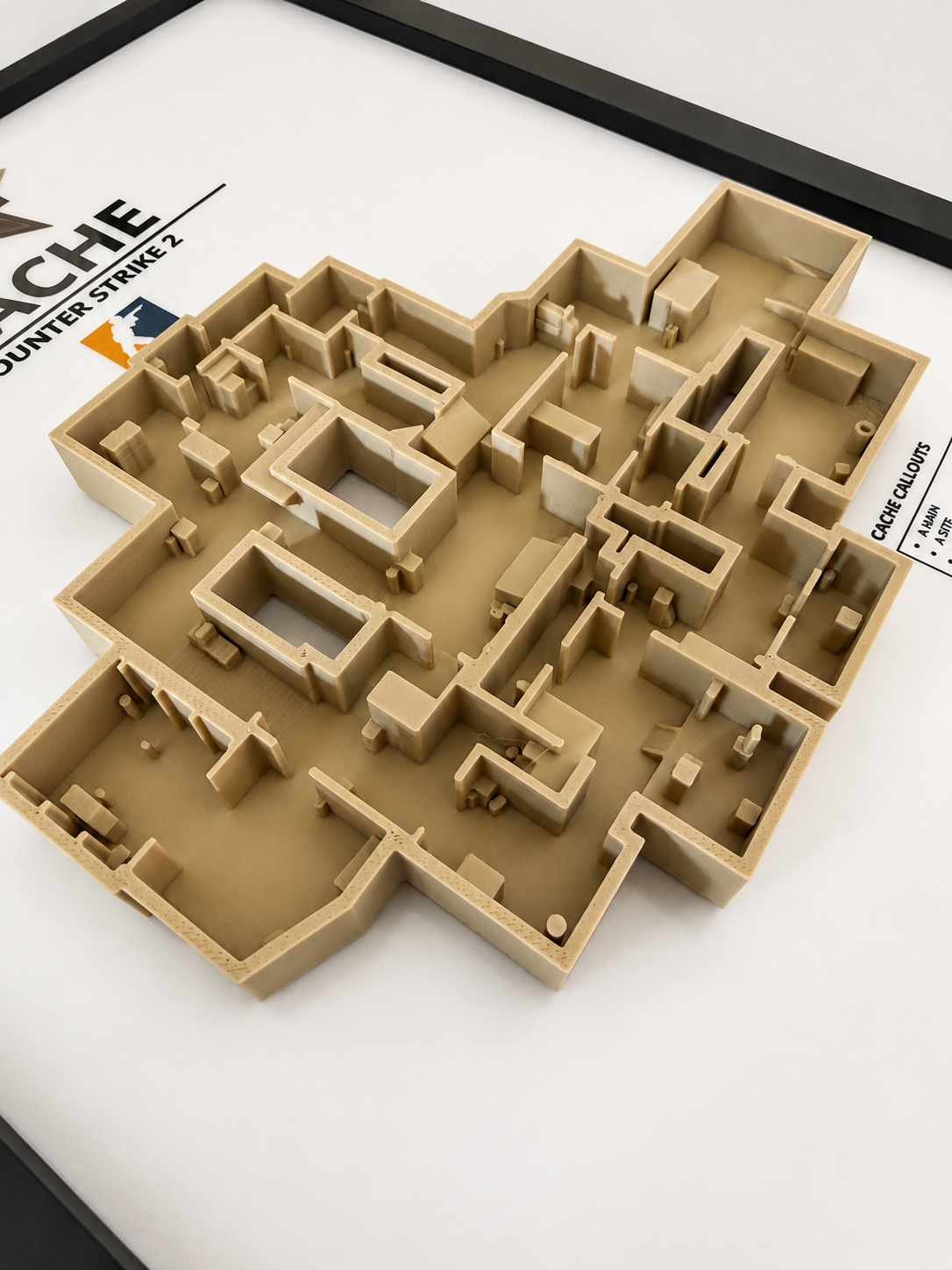 Cache Détail 3D Wall Art Counter-Strike 2