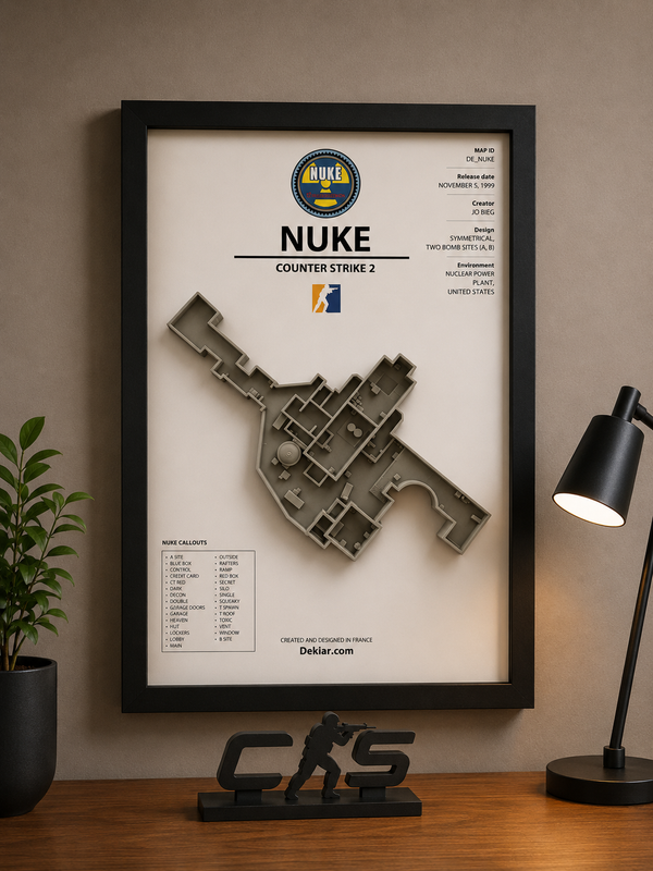 Nuke 3D Wall Art Counter-Strike 2